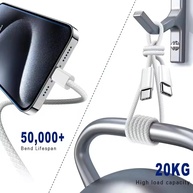 Cabo USB-C 60W: Carregamento Turbo para iPhone e Android - imagem 4