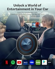 OTTOCAST i3: Transforme seu Carro com Android 13 e CarPlay Sem Fio | Assista YouTube, Netflix e Mais! - imagem 3