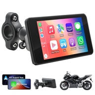 Tela CarPlay Moto 4.7" Sem Fio | GPS, Android Auto, IP67, Bluetooth Duplo - imagem 1