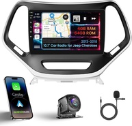 Central Multimídia Jeep Cherokee 2013-2018 Android 10.1" com CarPlay Sem Fio, Android Auto e Câmera HD - imagem 1