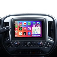 Rádio Automotivo Android 12 para Chevy Silverado/GMC Sierra 2014-2018: Tela 10" HD IPS, Carplay/Android Auto Sem Fio, GPS e Câmera 1080p - imagem 1