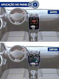 Multimídia 10" Android para Sandero/Logan (2012-2014): Comando Volante, Android Auto & CarPlay + Câmera de Ré - imagem 5