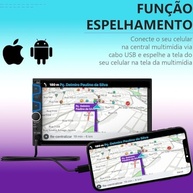 Central Multimídia Universal WLK Automotive: Espelhamento Android/iOS e Tela 7" HD - imagem 3