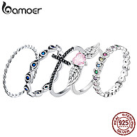 Anéis de Prata 925 Bamoer: Elegância para o Dia a Dia - imagem 1