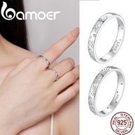 Anéis de Prata Bamoer 925: Borboleta e Sol - imagem 1