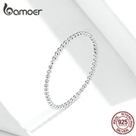Anéis de Prata Bamoer 925: Elegância Simples - imagem 1