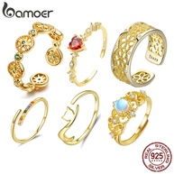 Anel Bamoer 925: Elegância Ajustável - imagem 1
