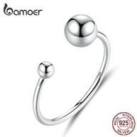 Anel Bamoer Prata 925: Elegância Minimalista - imagem 1