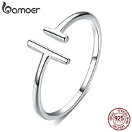Anel Bamoer Prata 925 Linhas Paralelas SCR555 - imagem 1