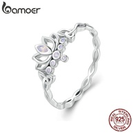 Anel de Flor de Lótus Prata 925 Bamoer - imagem 1