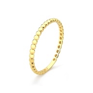 Anel de Ouro 18k Bolinhas: Minimalismo Elegante - imagem 1