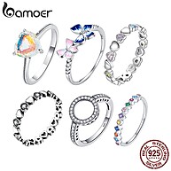 Anel de Prata 925 Bamoer: Elegância em Tamanho Pequeno - imagem 1