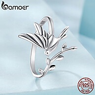 Anel De Prata 925 com Pássaro - Elegância Ajustável - imagem 1
