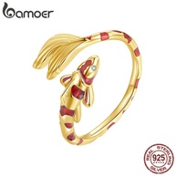 Anel Koi em Prata 925 Bamoer: Elegância e Sorte - imagem 1