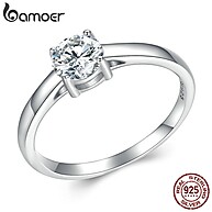Anel Moissanita 0.6ct Prata 925 – Jóia de Luxo Simples - imagem 1