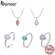 Anel Prata 925 Bamoer Aurora: Beleza e Elegância - imagem 1