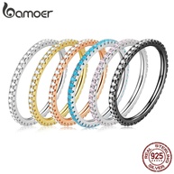 Anel Prata 925 Bamoer: Brilho e Elegância! - imagem 1