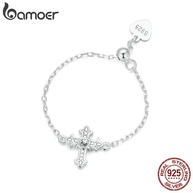 Anel Prata 925 Bamoer: Elegância e Fé - imagem 1