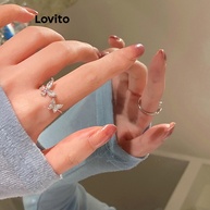Anel Prateado Lovito: Elegância Casual - imagem 1
