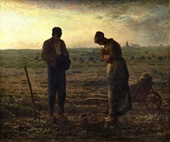 Tela Canvas Angelus de Jean-François Millet 50x60cm - Arte de Qualidade para Decoração Elegante - imagem 2