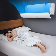 Defletor Ar Condicionado Ajustável 56-103cm | Controle de Ângulo Anti-Vento Frio - imagem 3