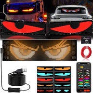 Olhos de LED Animados Programáveis para Para-Brisas de Carro e Caminhão - 10cm x 34.8cm - imagem 2