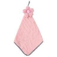 Toalhas de Veludo Coral com Desenhos Animados - Absorventes, Penduráveis e Decorativas para Cozinha e Banheiro - imagem 2