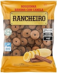 Rosquinha Rancheiro Banana e Canela 300g – Vegana, Sem Derivados Animais - imagem 1
