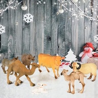 Conjunto de Presépio 7 Peças - Figuras Animais Tradicionais para Decoração Natalina - imagem 5