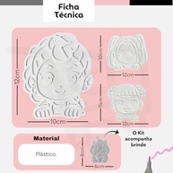 Kit 3 Placas de Pintura Guerreiras K-pop Rumi Mira Zoey - Anime Infantil em Plástico Decorativo - imagem 3