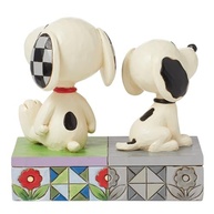 Estatueta Snoopy Jim Shore 75º Aniversário - Coleção Peanuts Resina Pintada à Mão - imagem 5