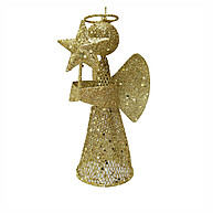 Anjo de Natal Dourado: Elegância para sua Festa! - imagem 1