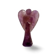 Anjo de Ametista Lapidado - Cristal de Rocha para Cura, Meditação e Decoração Divina - imagem 2