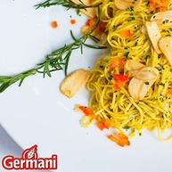 Macarrão Cabelo De Anjo Com Ovos Germani 500G, Germani Alimentos, Massa Cabelo De Anjo De Sêmola Com Ovos Pasta Capelli D'Angelo All Uovo, Vermelho, Deliciosamente Angelical, Receita Caseira Desde 1892 - imagem 4