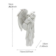 Anjo da Guarda em Resina 15cm - Decoração Espiritual para Cômodos Sagrados - imagem 4