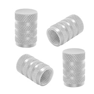 Tampas de Válvula de Pneu Premium: Alumínio Anodizado Prata, Antiferrugem e Universais (4 Peças) - imagem 2