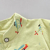 Conjunto Infantil Verão: Camisa + Shorts para Crianças 0-4 Anos - imagem 2