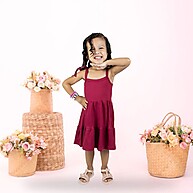Vestidos Infantis 3 Maria: Kit 2 para Meninas de 2 a 10 Anos - imagem 1