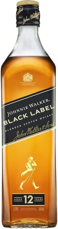 Whisky Johnnie Walker Black Label 12 Anos 1L - imagem 1