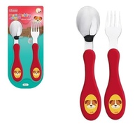 Kit Talher Infantil com Personagem Cachorro - Garfo e Colher Coloridos para Crianças Acima de 3 Anos - imagem 4