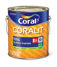 Esmalte Coralit Total Brilhante Branco 3,6L - Acabamento Impecável e Durabilidade 10 Anos - imagem 1
