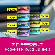 California Scents: Kit 12 Purificadores de Ar Anti-Odor para Carro e Casa - Aromas Sortidos - imagem 3