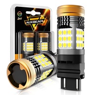 Auxbeam B21: Lâmpadas LED 3157 6000K Xenon Branco - 600% Mais Brilho, Anti Hyper Flash CANBUS - imagem 1