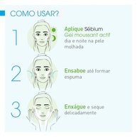 Sébium Moussant Actif: Limpeza Facial Anti-Acne - imagem 2