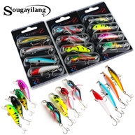 Iscas de Pesca Sougayilang: Kit 4 Wobblers Anti-Corrosão - imagem 2