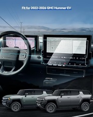 Protetor de Tela LANTU para GMC Hummer EV SUV/Pickup - HD Transparente e Anti-Impressão Digital (2 Peças) - imagem 3
