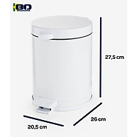 Lixeira 5L Brilhante: Elegância Anti-Odor! - imagem 1