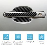 Protetores de Maçaneta Fibra de Carbono: Kit 8 Peças Universal Anti-Arranhão para Carro - imagem 5