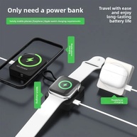 Carregador 3 em 1: Wireless, Rápido e Anti-Perda! - imagem 3