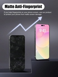 Kit 4 Películas de Vidro Fosca iPhone: Proteção Anti-Reflexo - imagem 4
